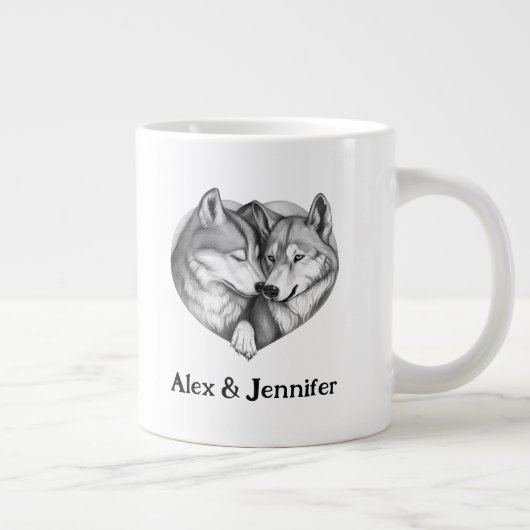 Wolf Valentine Tasse (Rechts)