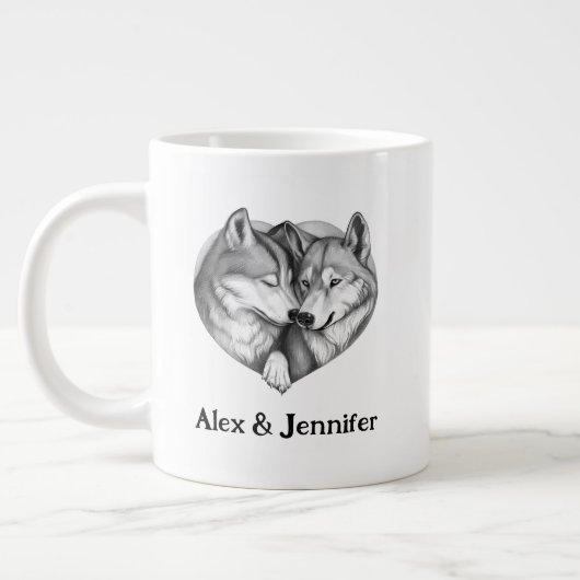 Wolf Valentine Tasse (Links)