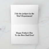 Wolf-Vatertagskarte Karte (Innenseite)