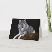 Wolf-Vatertagskarte Karte (Vorderseite)