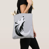 Wolf Vector Art Animal Modern Urban City Graphic Tasche (Von Nahem)
