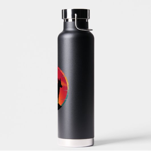 Wolf Vintag Sunset Trinkflasche (Links)