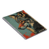 Wolf Vintage Notizblock (Rechte Seite)