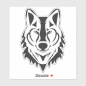 Wolf Vinyl Sticker (Blatt)