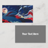 Wolf Visitenkarte (Vorne/Hinten)