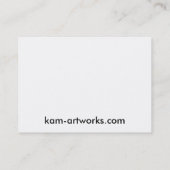 Wolf-Visitenkarte Visitenkarte (Rückseite)