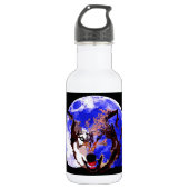 Wolf & Vollmond Trinkflasche (Vorderseite)