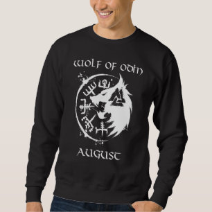 Wolf von Odin August Personalisiert Sweatshirt