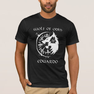 Wolf von Odin Eduardo Personalisiert T-Shirt