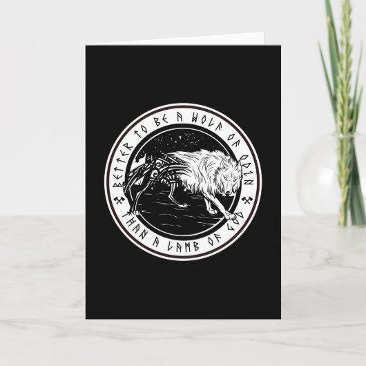 Wolf von Odin Karte (Vorderseite)