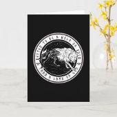 Wolf von Odin Karte (Gelbe Blume)