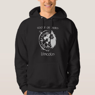 Wolf von Odin Lincoln Personalisiert Hoodie
