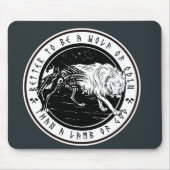 Wolf von Odin Mousepad (Vorne)