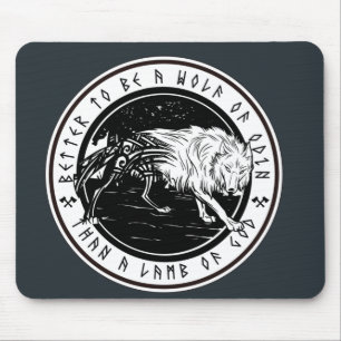 Wolf von Odin Mousepad