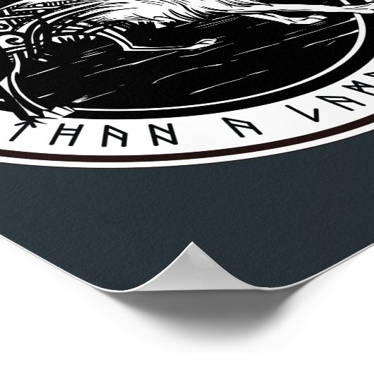 Wolf von Odin Poster (Ecke)