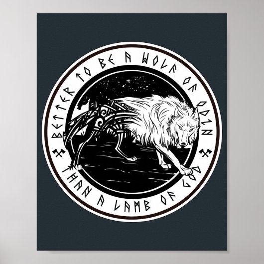 Wolf von Odin Poster (Vorne)