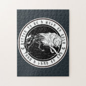 Wolf von Odin Puzzle (Vertikal)