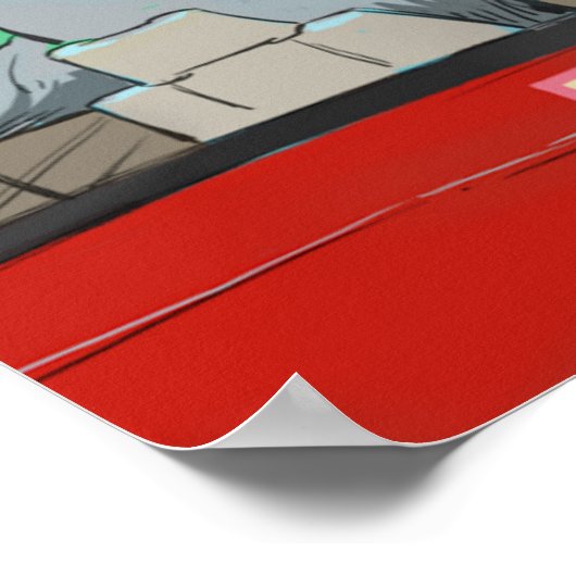 Wolf von Virginia Funny Watch Poster (Ecke)