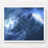 Wolf-Wächter Mousepad (Vorne)