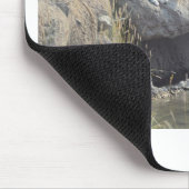 Wolf-Waldnatur-Land-FriedensLiebe-Tier Mousepad (Ecke)