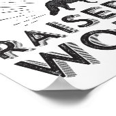 Wolf Wall Art für Kinderzimmer und Kinderzimmer Poster (Ecke)