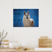 Wolf Warrior Poster (Küche)