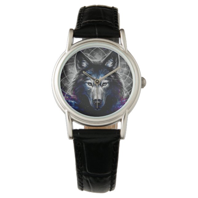 Wolf Watch Armbanduhr (Vorderseite)