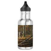 Wolf Water Bottle style 1 Edelstahlflasche (Rechts)