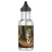 Wolf Water Bottle style 1 Edelstahlflasche (Links)