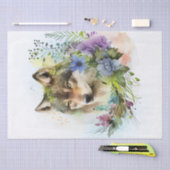 Wolf Watercolor Seidenpapier (Handwerk)