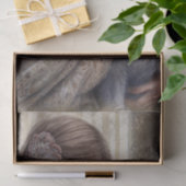 Wolf Watercolor Tissue Paper Seidenpapier (Geschenk)