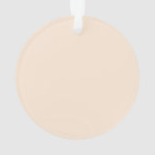 Wolf Wearing Glasses Ornament (Rückseite)