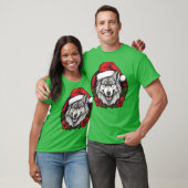 Wolf Weihnachtsfamilie T-Shirt (Unisex)