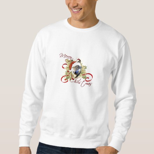 Wolf-WeihnachtsShirts Sweatshirt (Vorderseite)