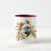 Wolf-WeihnachtsTassen Tasse (Zentrum)