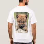 Wolf-Welpe T-Shirt (Rückseite)