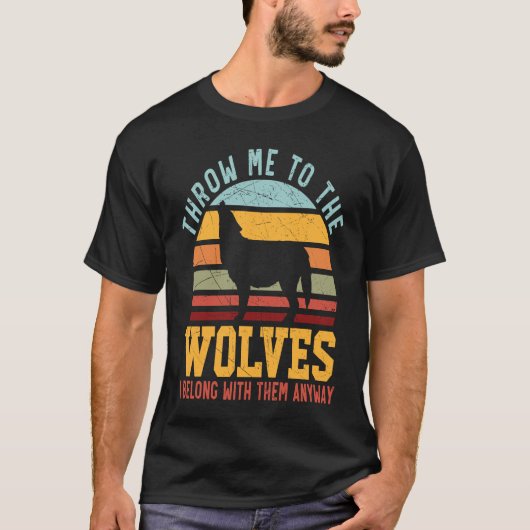 Wolf Werewolf Wolfpack Wolfgang Wildlife Animal T-Shirt (Vorderseite)