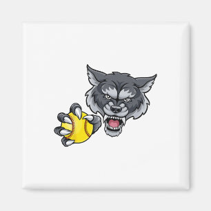 Wolf Werwolf Softll Ll Tiermaskottchen  Magnet