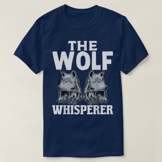Wolf Whisperer Wolfen Lady Mama Wolf Lover Girl T-Shirt (Design vorne)