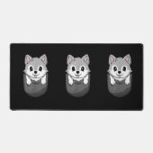 Wolf Wild Animal Lover Hunter Zoology Schreibtischunterlage (Vorderseite)