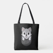 Wolf Wild Animal Lover Hunter Zoology Tasche (Rückseite)