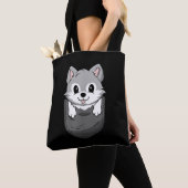 Wolf Wild Animal Lover Hunter Zoology Tasche (Von Nahem)