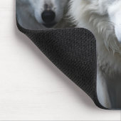 Wolf Wild Animal Portrait Fierce Power Mousepad (Ecke)