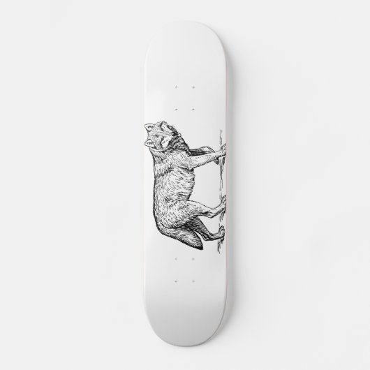 Wolf Wild Animal Skateboard (Vorderseite)
