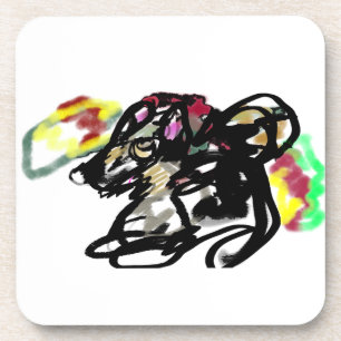 Wolf Wild Herbst Getränkeuntersetzer