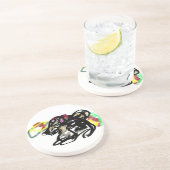 Wolf Wild Herbst Getränkeuntersetzer (Seite)