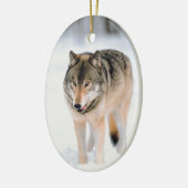Wolf Wildlife Christmas Holiday Tree Decorations Keramikornament (Links)