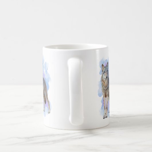 Wolf Wildlife coffee Tasse (Henkel)