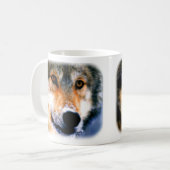Wolf Wildlife Coffee Tasse (Vorderseite Links)
