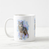 Wolf Wildlife coffee Tasse (Links)